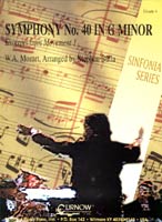 Symphony No. 40 in G Minor, Movement 1 Concert Band sheet music cover